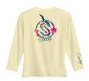 Scales Youth Frigate Paradise Performance Long Sleeve Shirt - Yellow