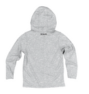Scales Youth Bonanza Hooded Performance Long Sleeve Shirt - Light Grey