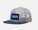 Yeti Flat Brim Mesh Hat - Grey / Navy