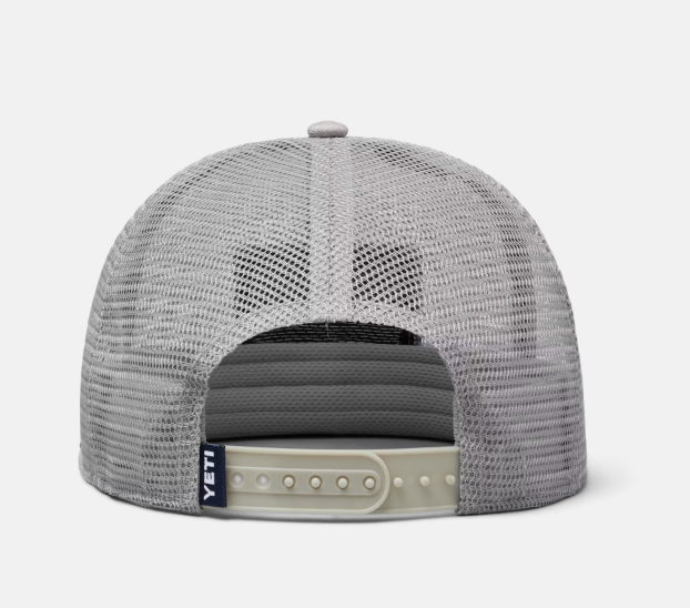 Yeti Flat Brim Mesh Hat - Grey / Navy