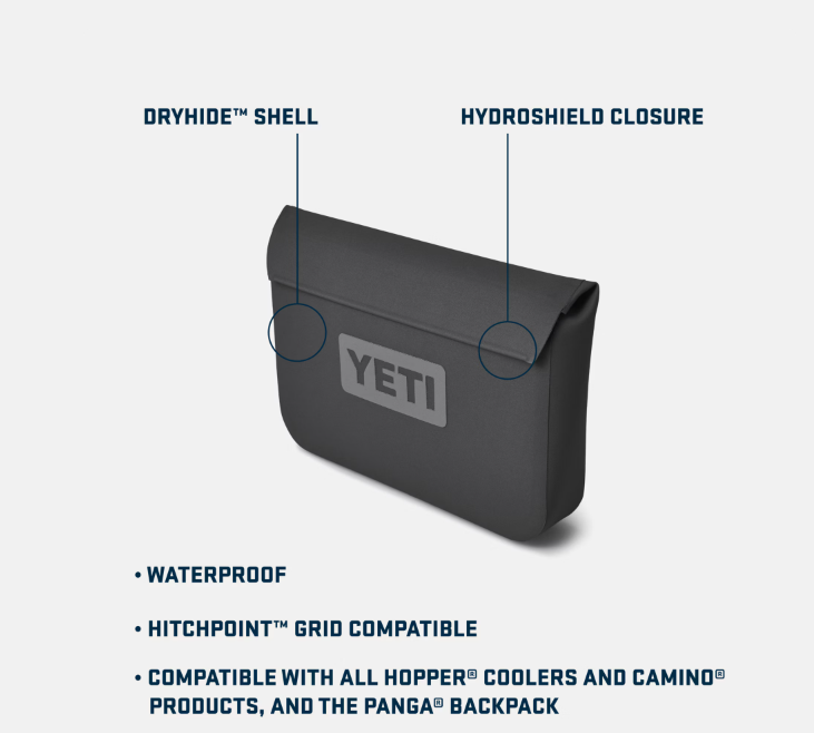 Yeti Sidekick Dry 3L Gear Case (Variety of Colours Available)