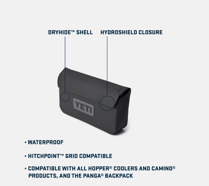 Yeti Sidekick Dry 1L Gear Case (Variety of Colours Available)