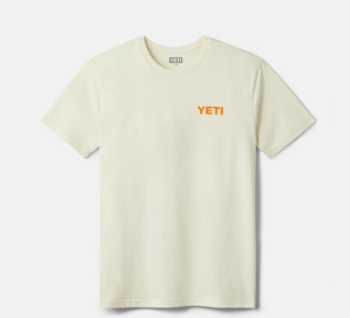 Yeti King Crab Short Sleeve T-Shirt - Natural