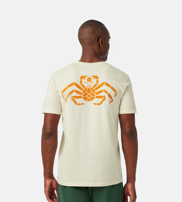 Yeti King Crab Short Sleeve T-Shirt - Natural