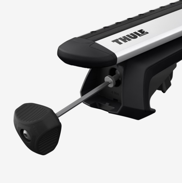 Thule Raised Rail Evo Roof Rack Feet - Black (4 Pack)