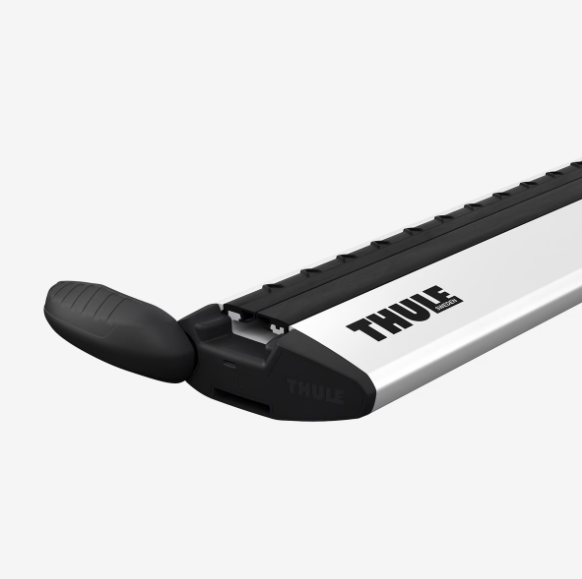 Thule WingBar Evo 127cm Aluminium Roof Rack Bar - Silver (2 Pack)