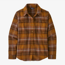 Patagonia Women's Fjord Flannel Shirt - Happy Camper: Shelter Brown