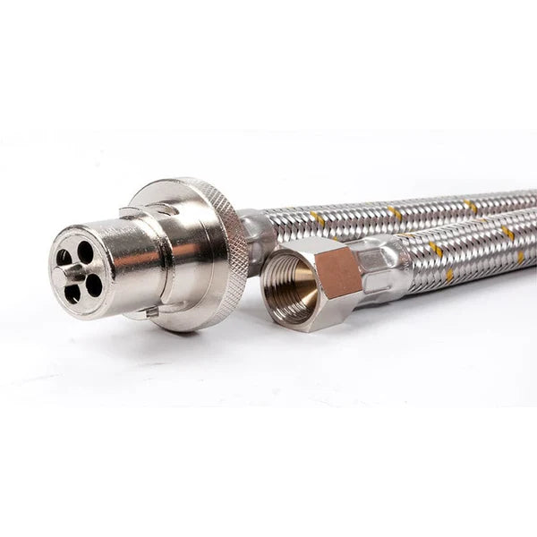 Companion Stainless Steel Braided Hose 1/4 To Bayonet (3000mm)