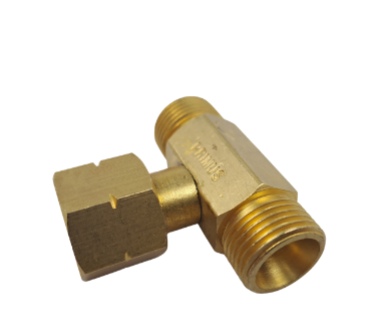Companion 3/8 LH Double Adaptor