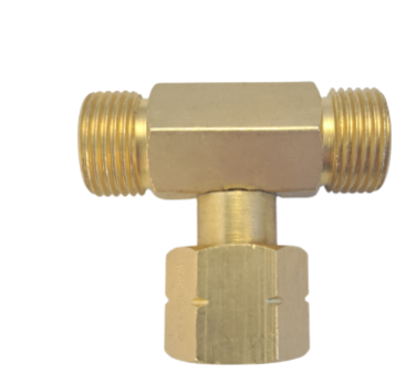 Companion 3/8 LH Double Adaptor