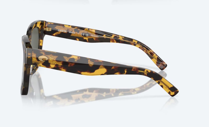 Costa Del Mar Nusa Sunglasses - Grey Polarized Lens with Tortoise Shell Frame