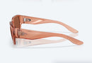 Costa Del Mar Clement Sunglasses - Rose Gradient Polarized Lens with Translucent Pink Sands Frame