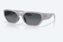 Costa Del Mar Clement Sunglasses - Gray Gradient Polarized Lens with Milky Violet Frame