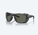 Costa Del Mar King Tide 8 Sunglasses - Gray Polarised Lens with Black Pearl Frame