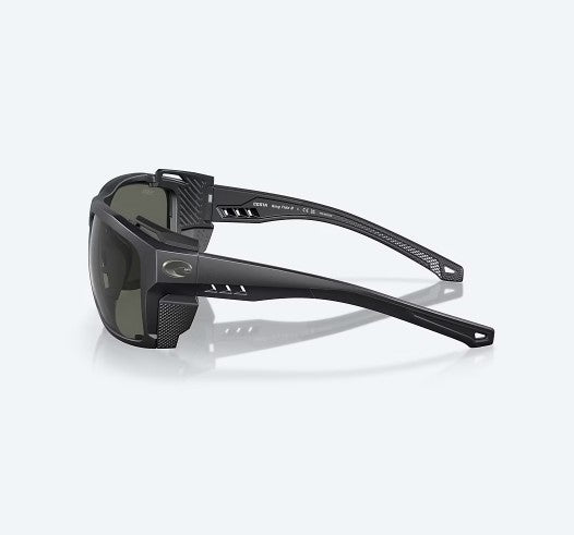 Costa Del Mar King Tide 8 Sunglasses - Gray Polarised Lens with Black Pearl Frame