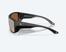Costa Del Mar Finlet Sunglasses - Copper Silver Mirror Polarized Lens with Matte Black Frame