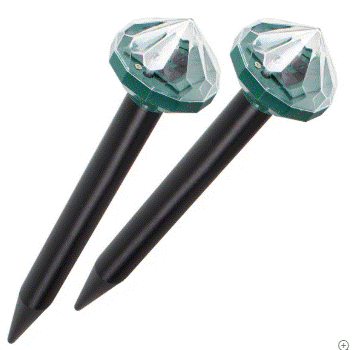 YardMaster Colour Changing LED Solar Pest Repellant (2 Pack)