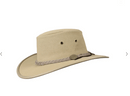 Barmah Hats Canvas Drover Allover (1054BE) - Beige