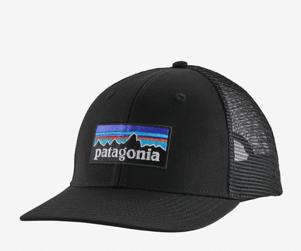 Panagonia P-6 Logo Trucker Hat - Black