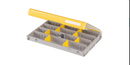 Plano Edge 3700 Series  Tackle Tray Storage Box - Clear/Yellow (4-34 Compartments)