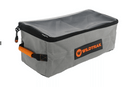 Wildtrak Heavy Duty Extra Height Canvas Clear Top Storage Bag with Divider & Handles (Large / 40cm x 20cm x 19cm)