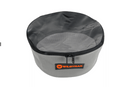 Wildtrak Round Mesh Base Canvas Clear Top Caravan RV Hose Storage Bag with Handle (40cm x 19cm)