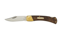 Old Timer Golden Bear 3.6" Clip Point Blade Folder Knife - Desert Iron Wood Handle