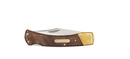 Old Timer Golden Bear 3.6" Clip Point Blade Folder Knife - Desert Iron Wood Handle