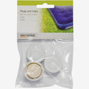 Elemental Velour Air Bed Mattress Plug & Cap Replacement Parts (3 Pack)