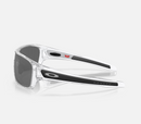 Oakley Turbine Rotor Sunglasses - Prizm Black Polarised Lenses with Polished Clear Frame