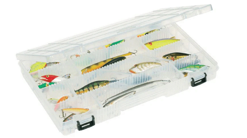Plano 3700 Series Custom Divider Stowaway - Clear/Black Latches (12 Angles &amp; 24 Straight Dividers)