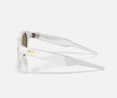 Oakley Meta HSTN Sunglasses - Prizm™ Ruby Lenses with Warm Grey Frame