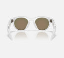 Oakley Meta HSTN Sunglasses - Prizm™ Ruby Lenses with Warm Grey Frame