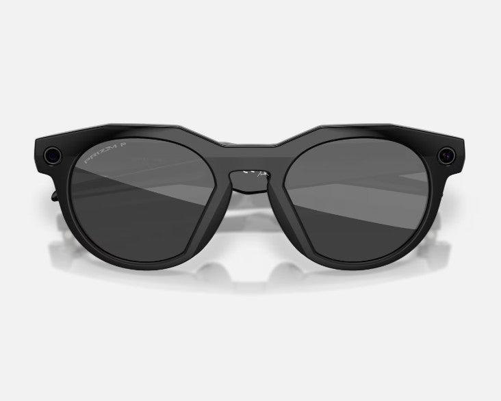 Oakley Meta HSTN Sunglasses - Prizm™ Black Polarized Lenses with Black Frame