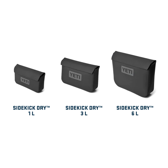 Yeti Sidekick Dry 3L Gear Case - Fog Grey/Blue (Throwback Collection)