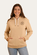 Ringers Western Women's Signature Bull Pullover Hoodie - Dark Sand/Chocolate