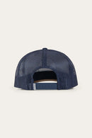Ringers Western Signature Bull Trucker Cap - Navy/Chocolate