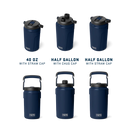 Yeti Silo Half Gallo (1.9L) Jug with Magslider Straw Cap - Rescue Red