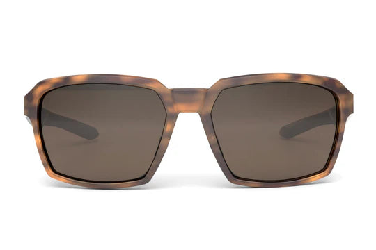 Liive Vision Slider Sunglasses - Brown Tortoise Shell Frame with Polarised Brown Lens