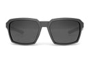 Liive Vision Slider Sunglasses - Matt Black Frame with Polarised Smoke Lens