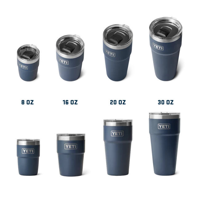 Yeti Rambler 16oz (473ml) Stackable Cup with MagSlider Lid - Cherry Blossom