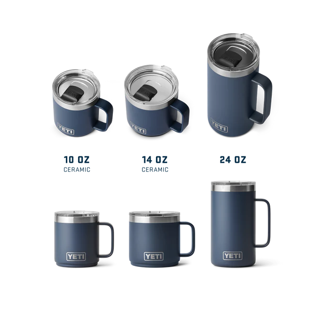 Yeti Rambler 10oz (296ml) Stackable Mug with Durasip Ceramic Lining - Cape Taupe