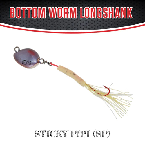 Vexed Bottom Worm Longshank Lure (3.5g) - Variety of Colours Available