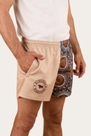 Ringer Western Walkabout Warrior Footy Short - Dark Sand / Multi