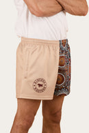 Ringer Western Walkabout Warrior Footy Short - Dark Sand / Multi
