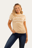 Ringers Western Women's Melrose Classic Fit T-Shirt - Dark Sand