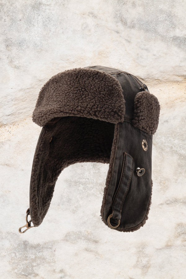 Burke & Wills Trapper Hat (S/M) - Rustic Brown