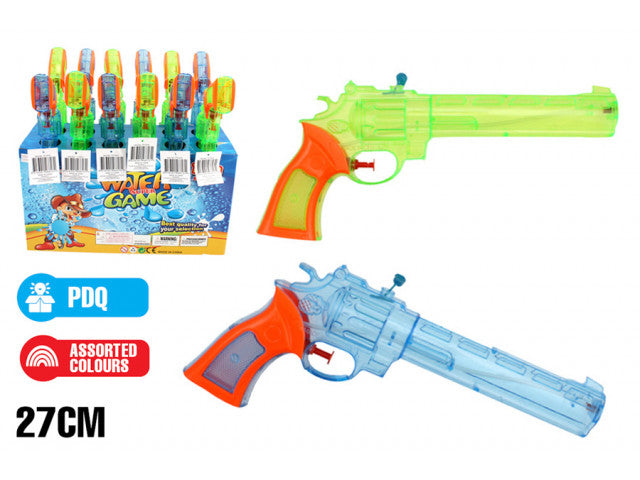 Dirty Harry 27cm Water Pistol (Assorted Colours)