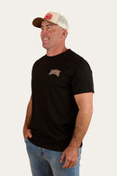 Ringers Western Mens Do No Harm Take No Bull Loose Fit T-Shirt - Black