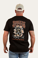 Ringers Western Mens Do No Harm Take No Bull Loose Fit T-Shirt - Black